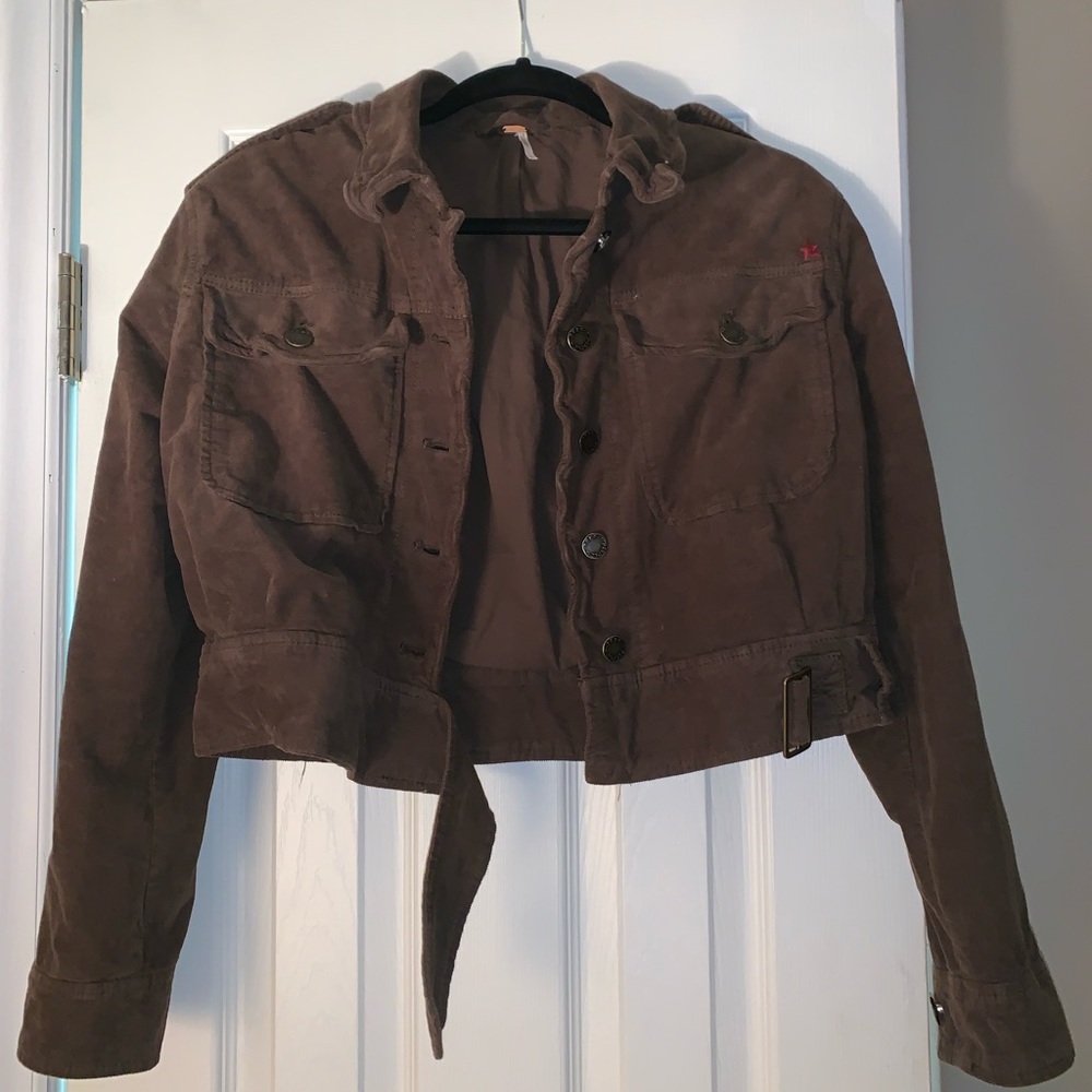 Free people cropped jacket